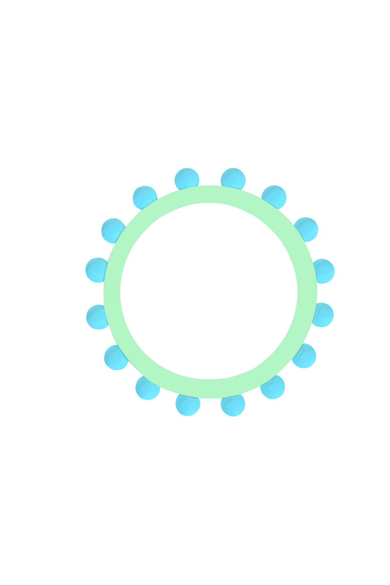 Green Mint & Blue Artic