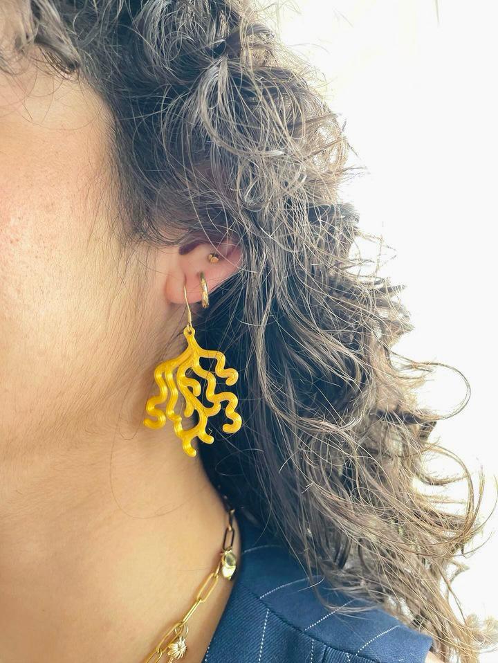 Coral Earrings